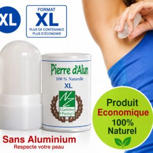 Pierre d'Alun Déodorant 100% naturel Modèle XL