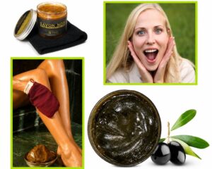 Savon Noir Exfoliant 100% Naturel (sans graisse animale)