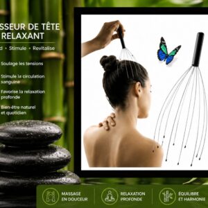 Masseur de tête anti-stress